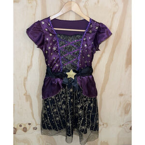 Wesprex Girls Scarry Halloween Witch Costume Sz Large Dress Only Bewitched Goth